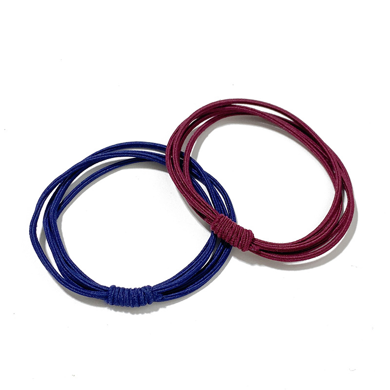 SÉT 10 Dây Cột Tóc 4 Sợi Đơn Giản Siêu Dễ Thương