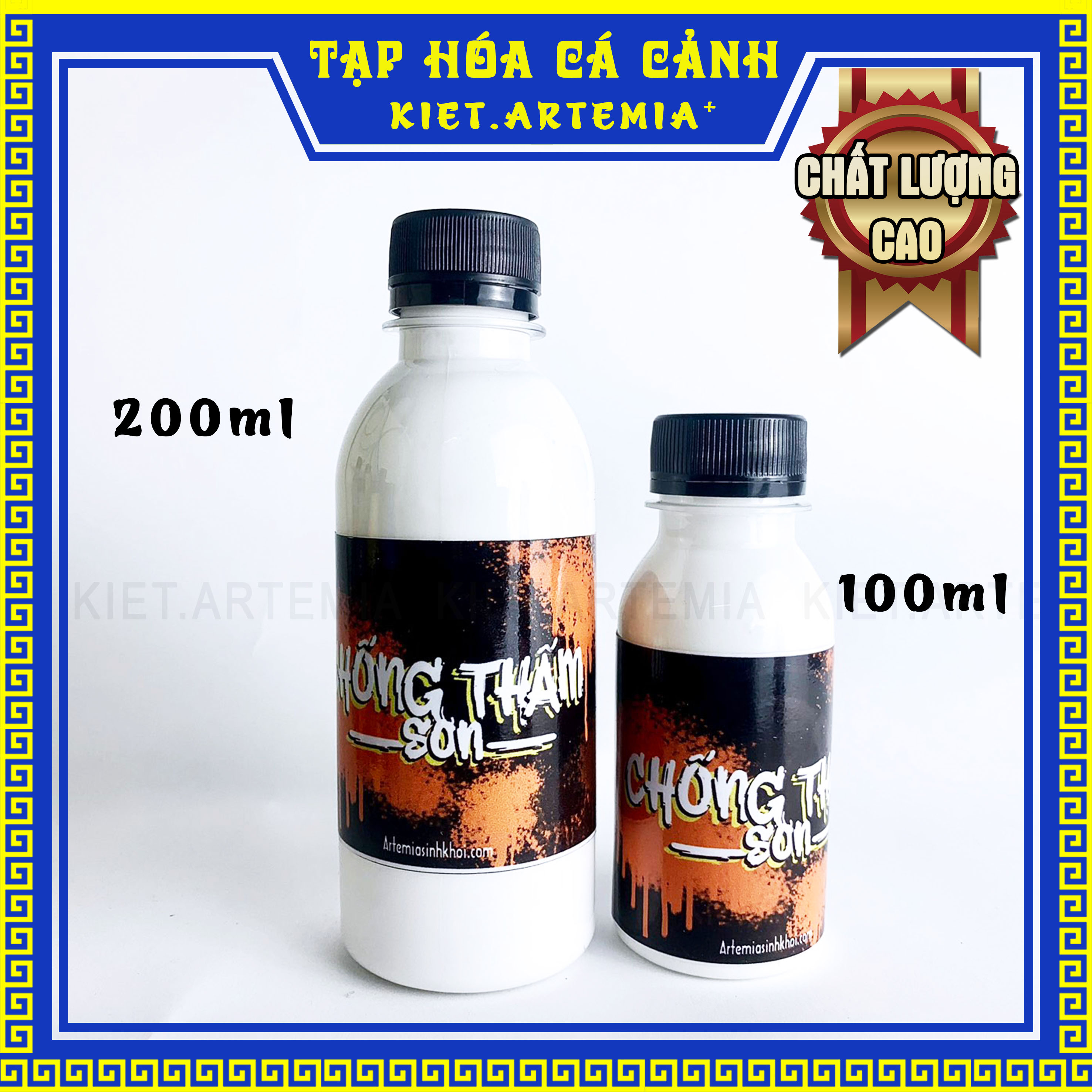 Sơn chống thấm thùng xốp nuôi cá