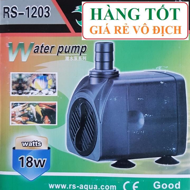[HCM]Bơm chìm hồ cá 220v-18w Đẩy cao 2m - 1000lh