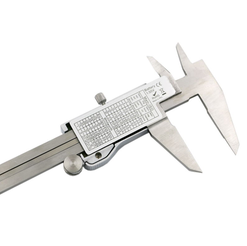 Thước kẹp điện tử 200mm thép không gỉ siêu bền (hộp đen)