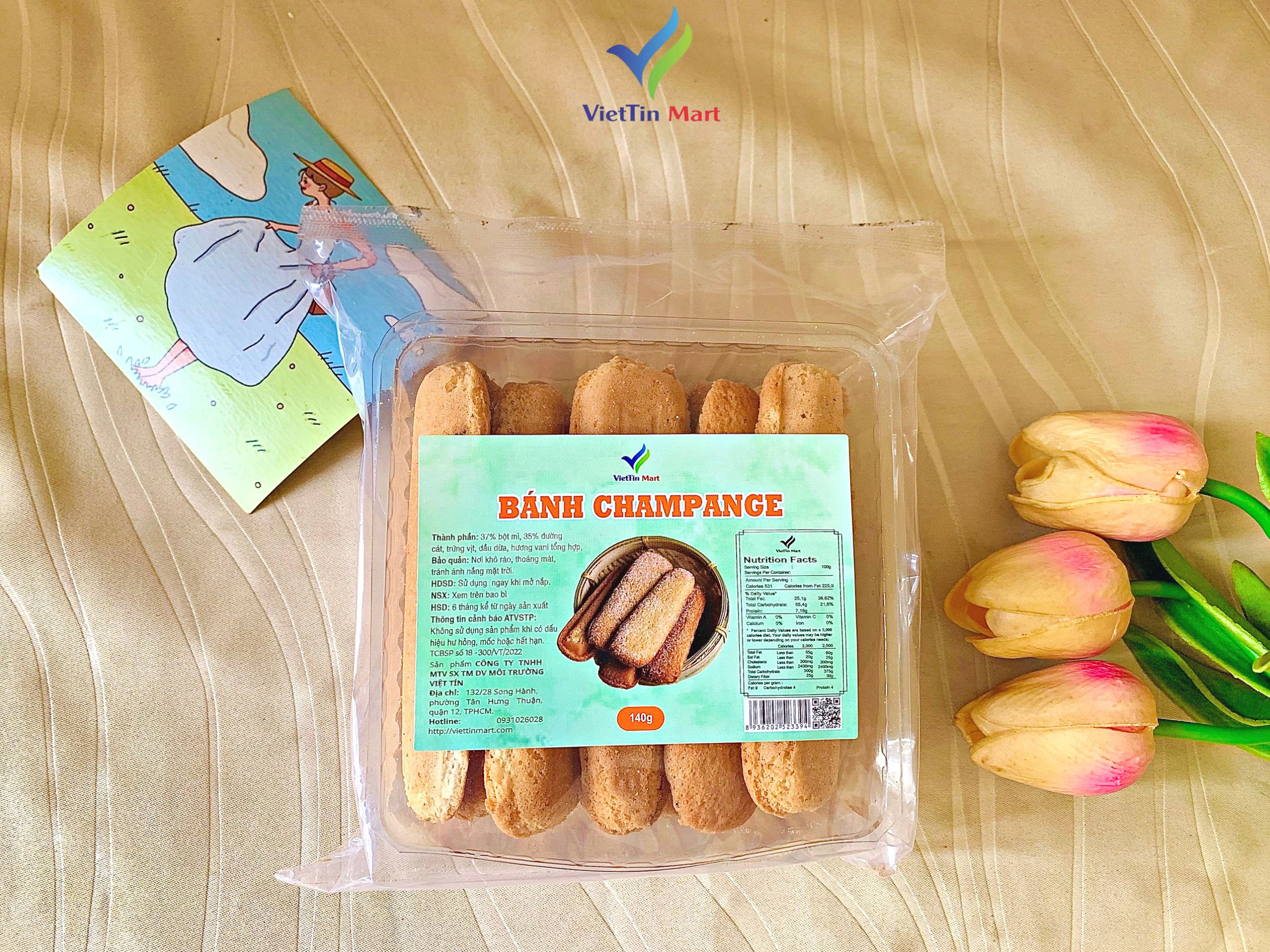 Bánh sâm banh 140g