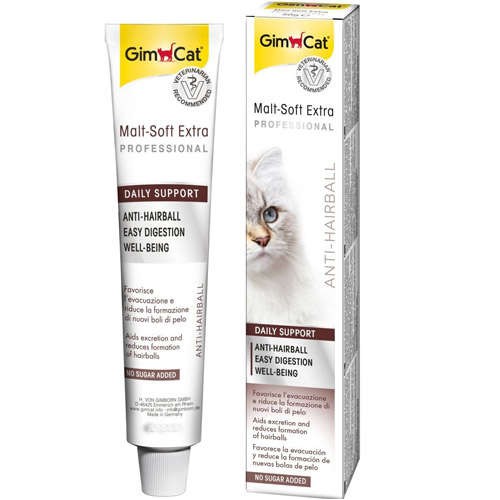 GimCat Malt-Soft Extra Professional- Gel dinh dưỡng ngăn ngừa búi lông, hỗ  trợ tiêu hóa, giảm stress 