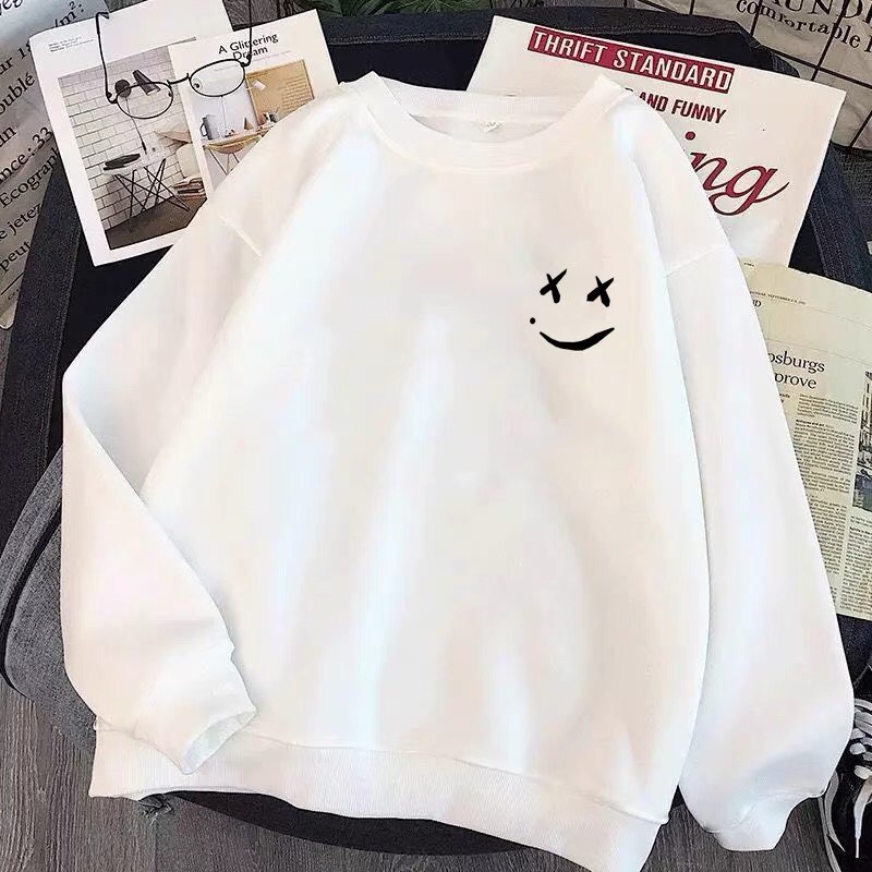 SET ÁO ĐÔI SWEATER NAM NỮ IN HÌNH DỄ THƯƠNG