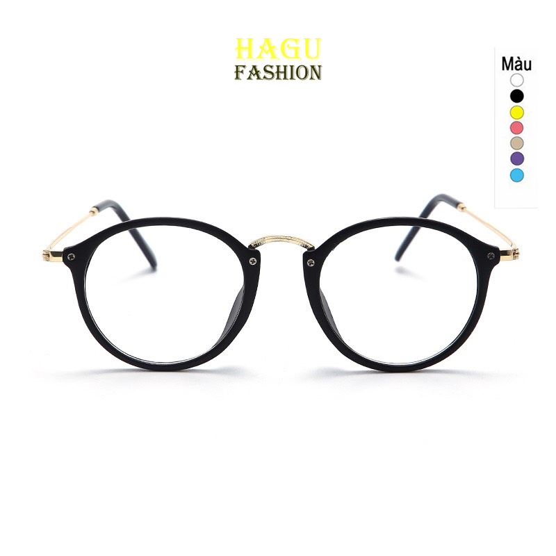 Giá bán Kính Gọng Cận 💗 Mắt kính form tròn kim loại phong cách Hàn Quốc 547 chống tia UV kiểu dáng thời trang