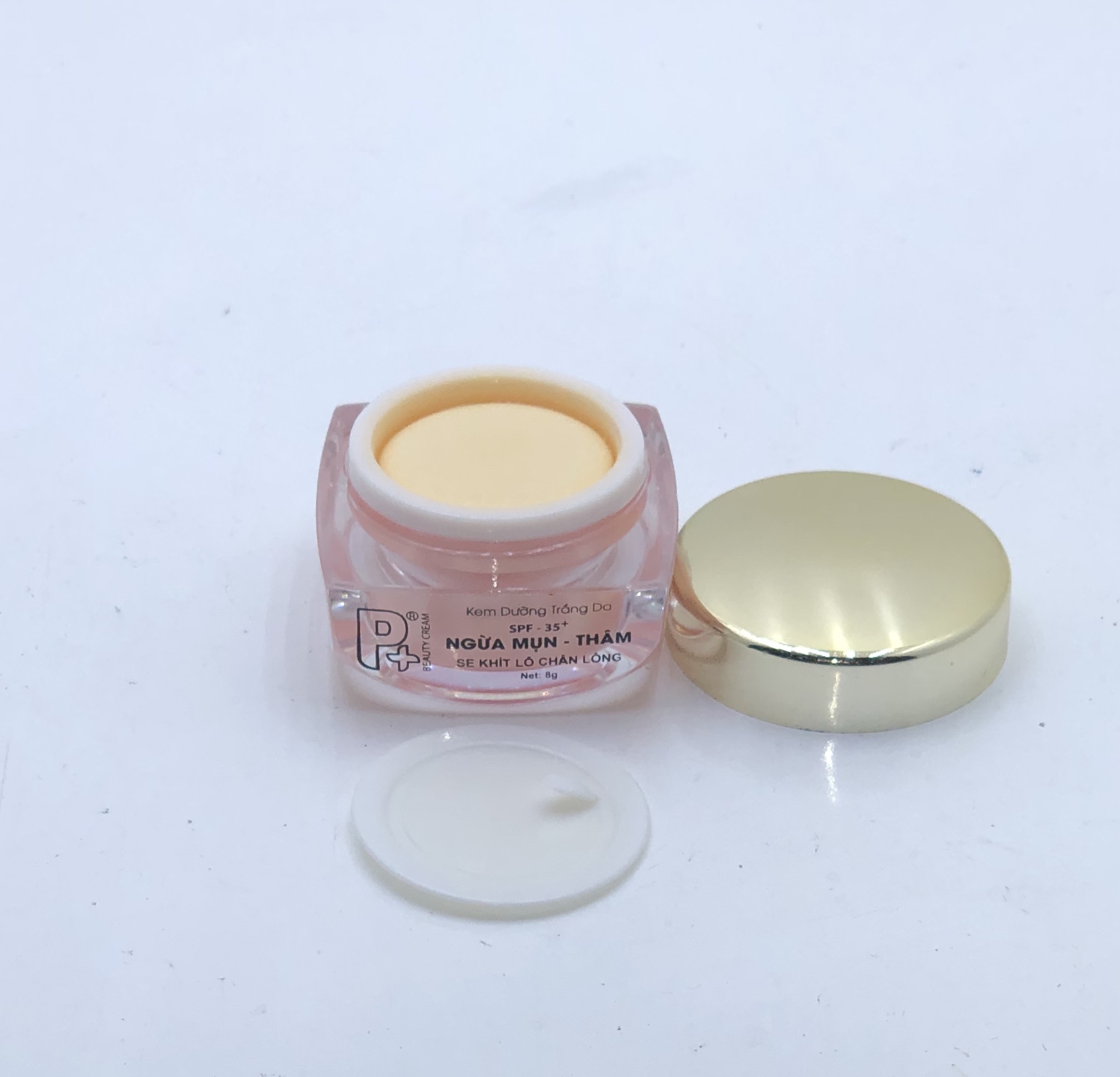 Kem P+Dưỡng Trắng Da Ngừa Mụn 8g