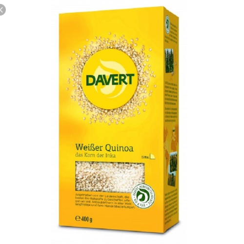 Hạt diêm mạch trắng hữu cơ Davert 400gr