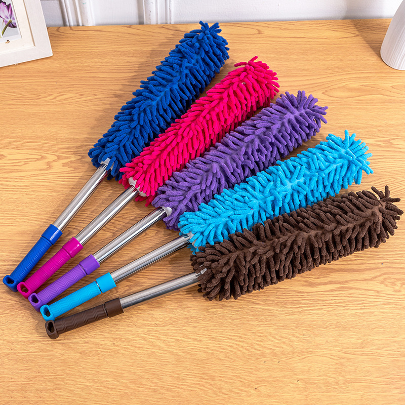 Chổi Phủi Bụi Xe Hơi San Hô Microfiber Đa Năng Kéo Dài