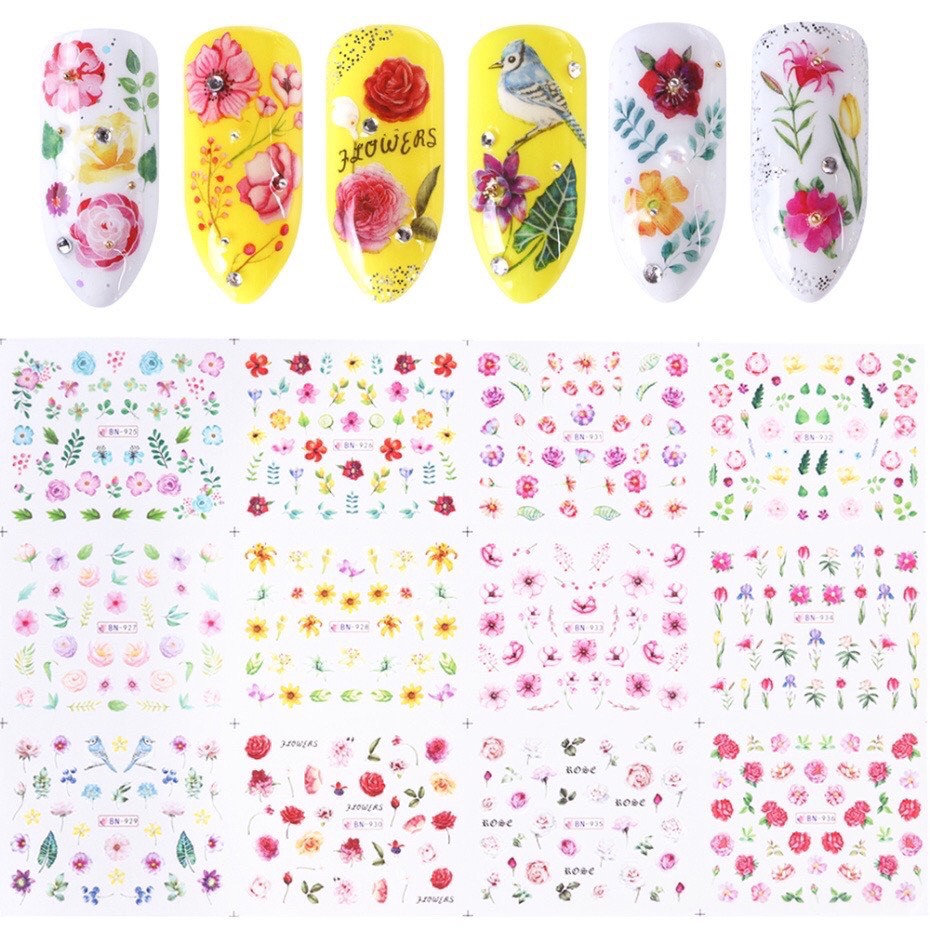Combo 5 Stick dán móng siêu cute 15k/ 5 tấm