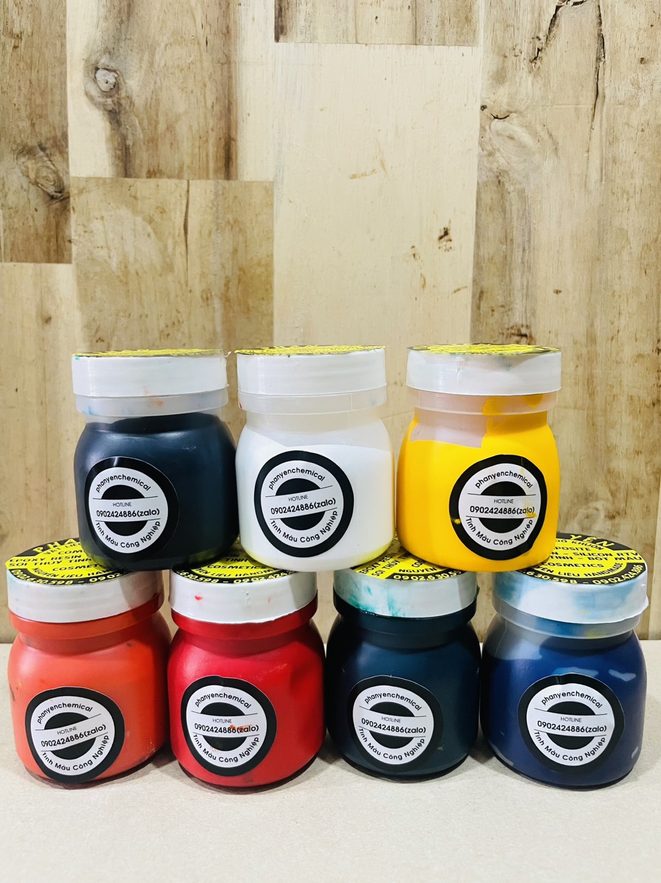 Tinh màu pha keo poly,silicon,epoxy(lọ 100gram)