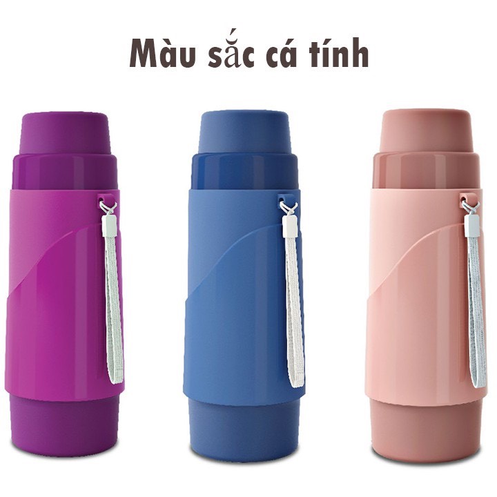 Phích nước mini Rạng Đông, bình giữ nhiệt đựng nước nóng cầm tay 450ml, Model RD 04528 N2
