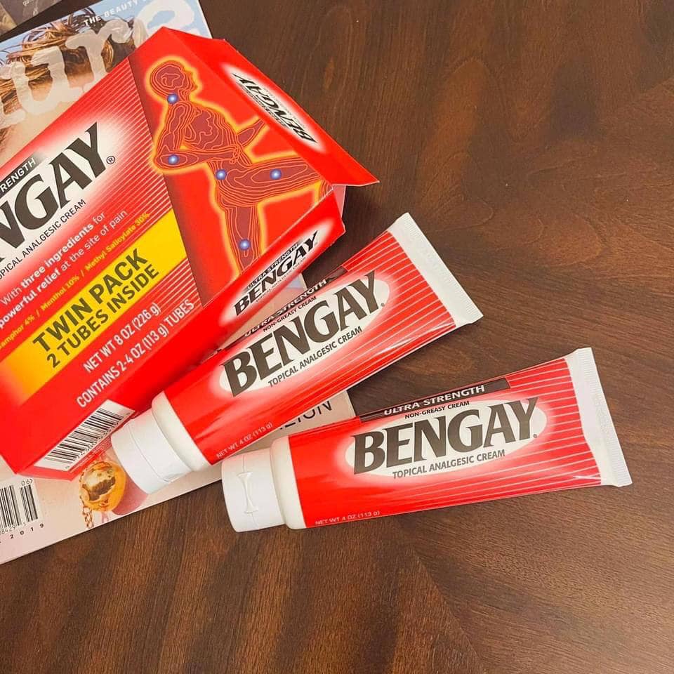 [HCM]Dầu xoa bóp BENGAY (mẫu mới) nội địa Mỹ (hộp 2 tuýp)