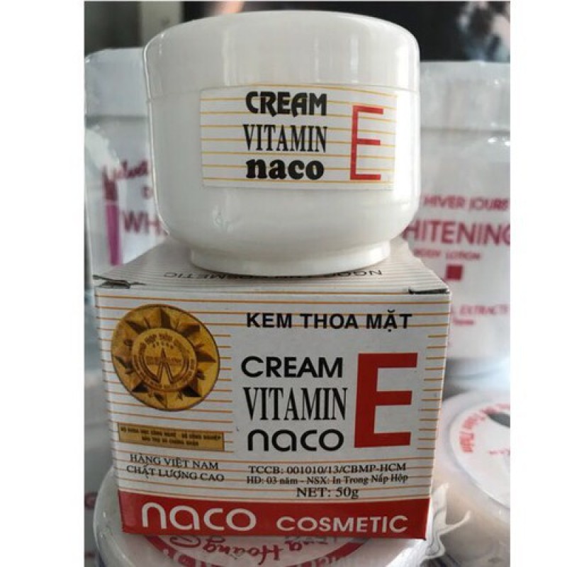 Kem dưỡng trắng Vitamin E Naco - Cô gái 3 mặt
