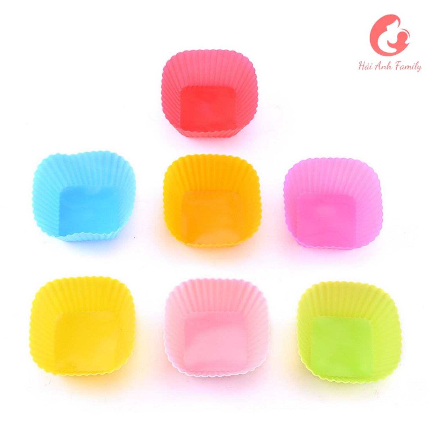 Khuôn silicon làm bánh Cupcake/Muffin 7cm
