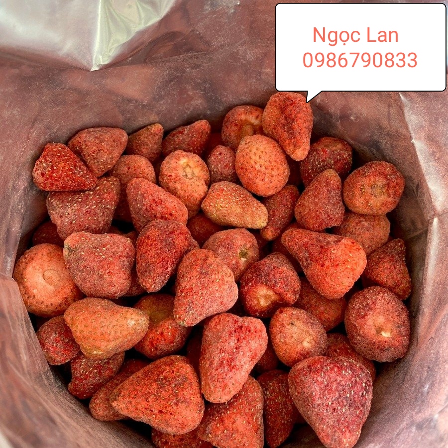 dâu tây sấy giòn 50gr-100gr