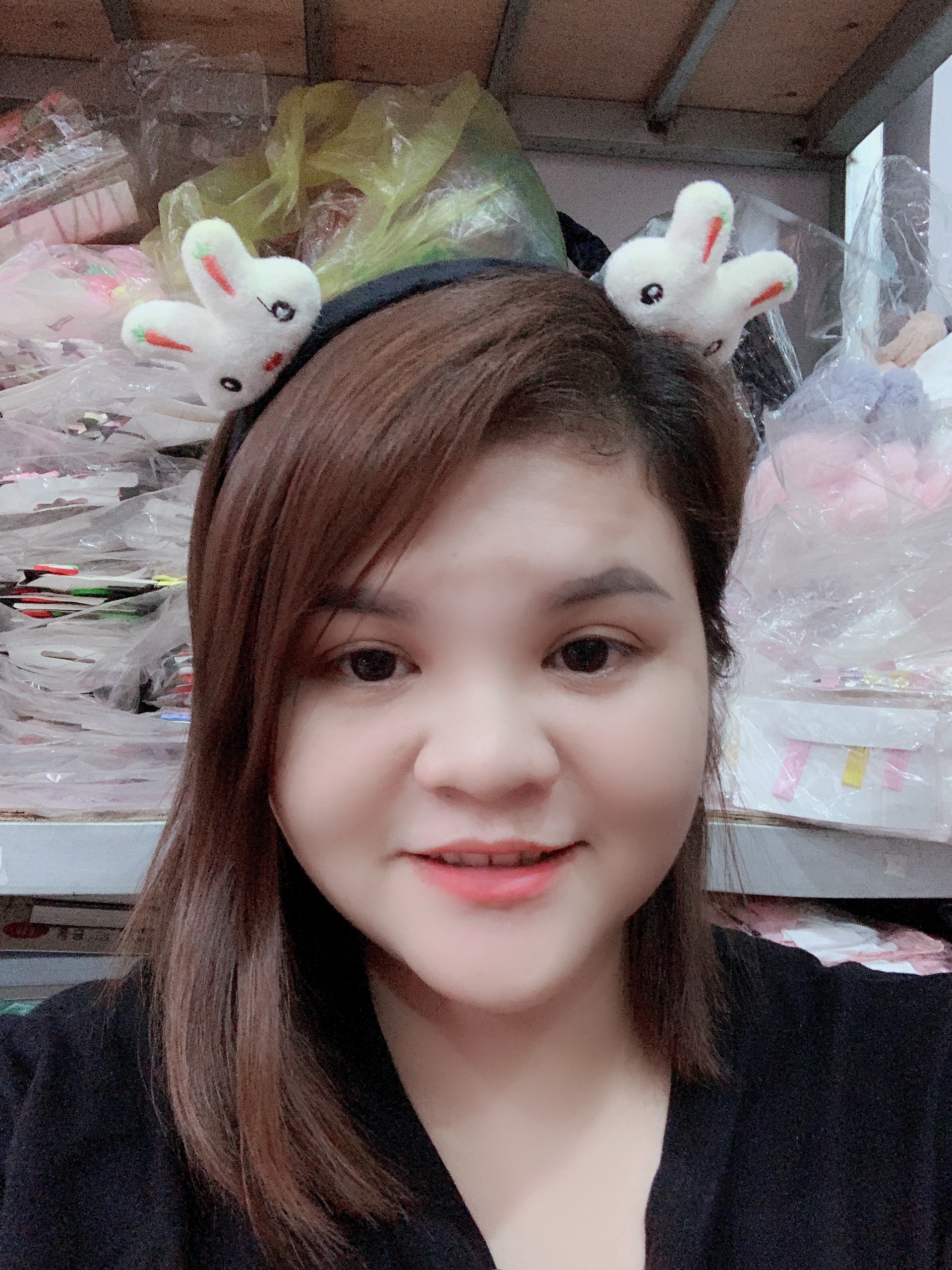 Băng Đô Cài Tóc Thỏ Tai Carot