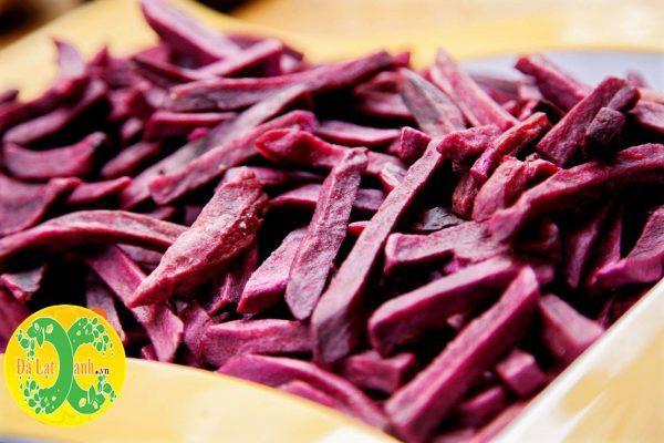 KHOAI LANG TÍM SẤY GIÒN ĐẶC BIỆT(DẠNG THANH) 500G