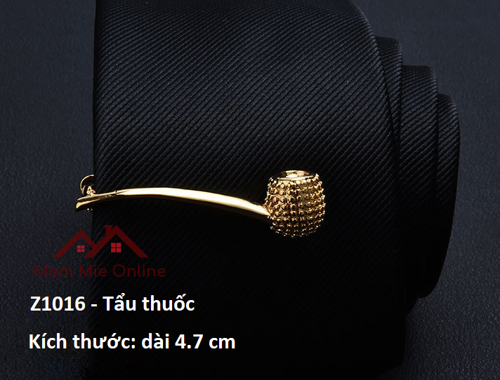 [HCM] Kẹp cà vạt mẫu hình độc đáo màu vàng, kẹp cà vạt hình mắt kính, mỏ neo, lông vũ, cây kéo - RK04 - Z101