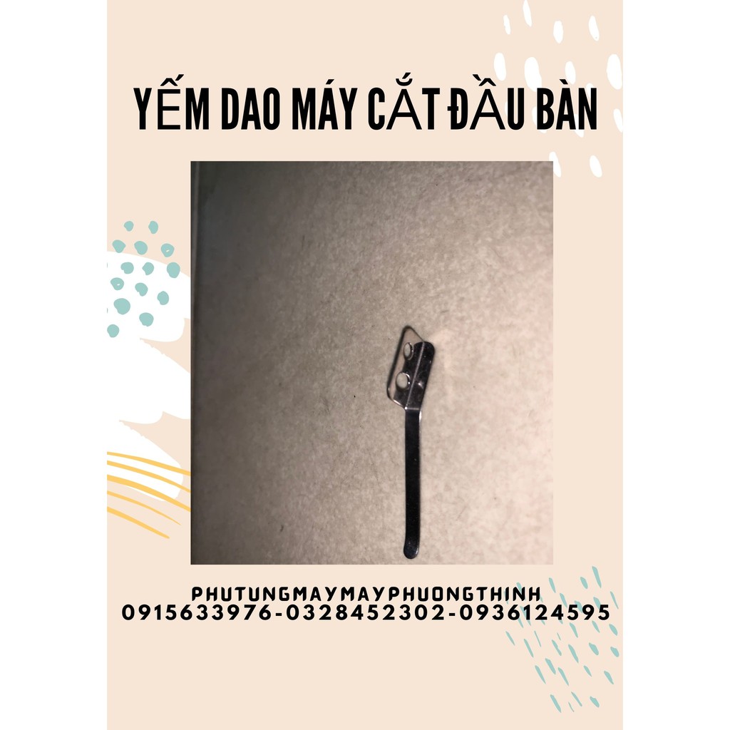 Yếm dao máy cắt đầu bàn