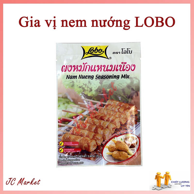 Combo Bột Gia Vị làm Nem Nướng hiệu LoBo