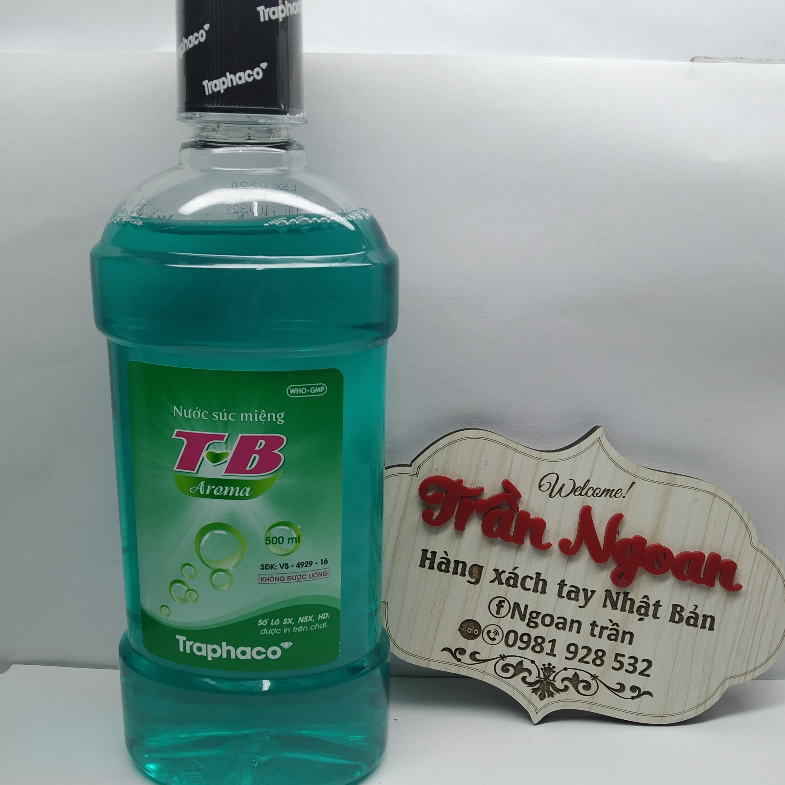 Nước Súc Miệng T-B Traphaco - Chai 500ml
