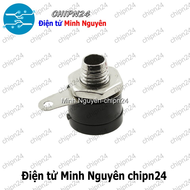 [2 cái] (F108.6) Jack Chuối Cái 4mm Đen - HH001366
