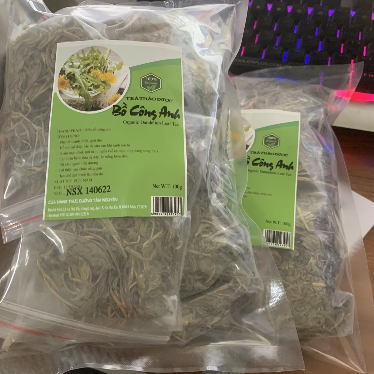 Trà bồ công anh 100g -10 x 10g/gói