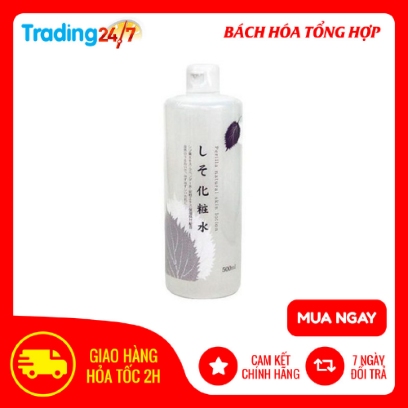 Nước hoa hồng tía tô Dokudami, Toner tía tô 500ml nội địa Nhật Bản