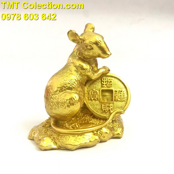 [HCM]Tượng Con Chuột Vàng Màu vàng - SP005164