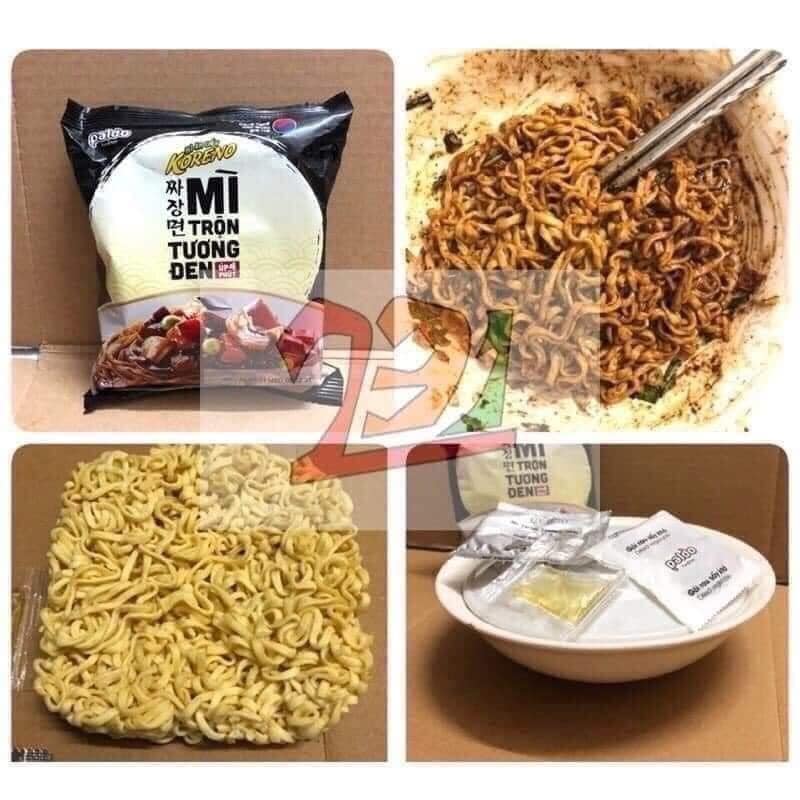 Mỳ trộn tương đen koreno chajang -tkvt2- 1 gói