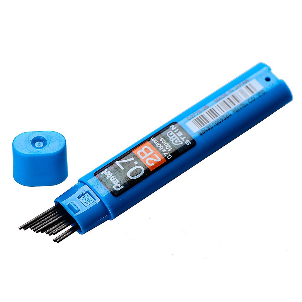 Ruột chì kim nhật bản pentel ain stein ngòi 0.5/0.7mm - c275s/c277s - với nhiều độ đậm chì khác nhau hb/2b