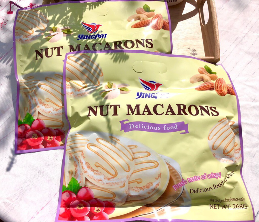 BÁNH HẠT NGŨ CỐC NUT  MACARONS