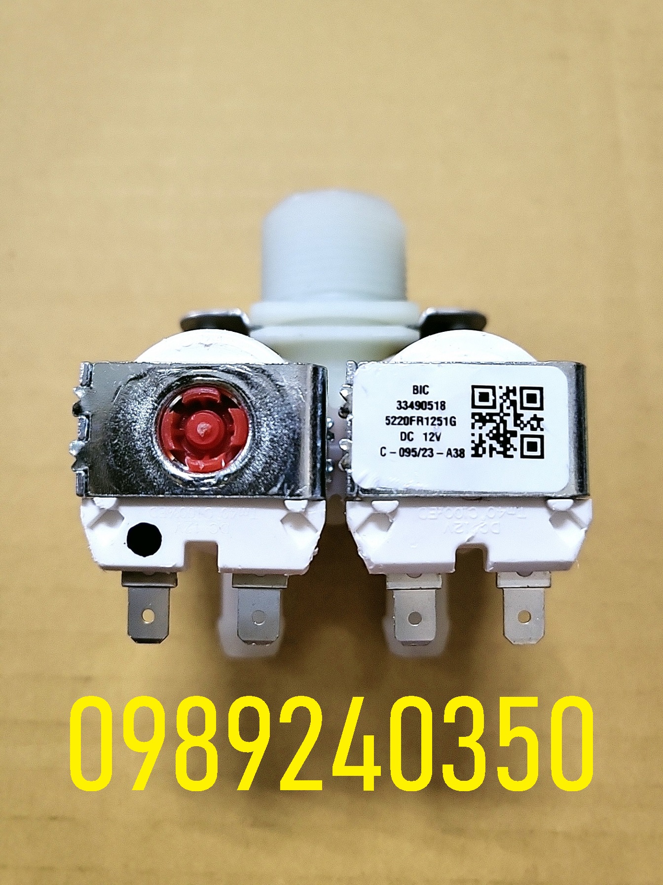 Van Cấp Nước Đôi Máy Giặt LG DC 12V Chính Hãng