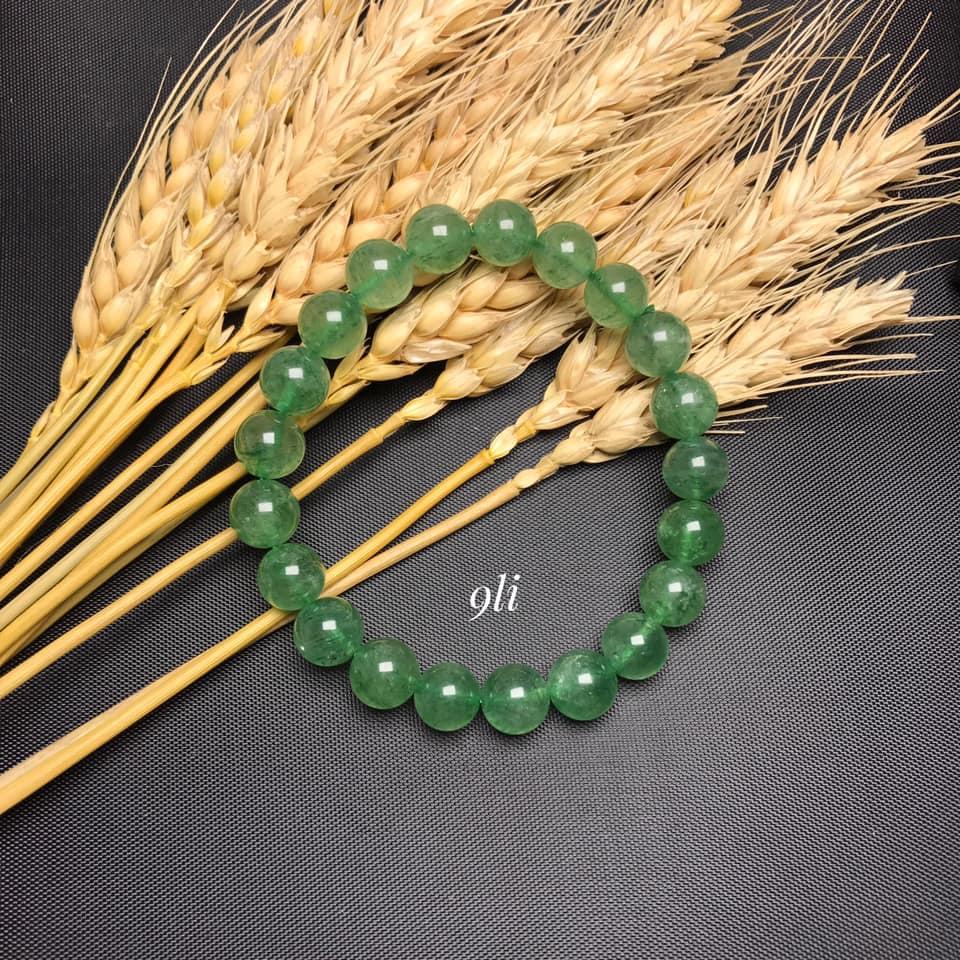 Vòng tay đá thạch anh dâu xanh