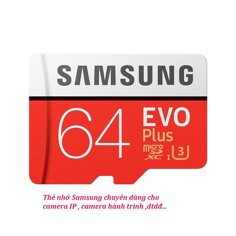 Thẻ Nhớ MicroSDXC Samsung Evo+ 64GB- Có Alapter- Hình Thật - Thẻ nhớ micro sd 64gb