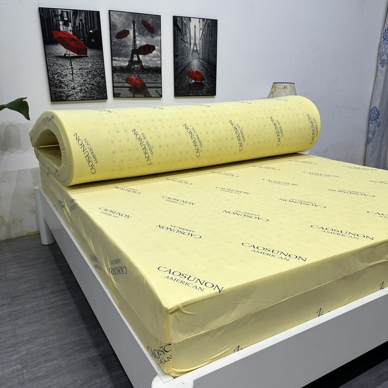 ( FREE SHIP HCM ) Nệm Cao Su Non American - Nệm Cao Su Thoáng Mát, Đàn Hồi Cao NHiều Kích Thước