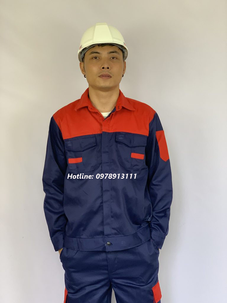 ĐỒNG PHỤC , TRANG PHỤC BẢO HỘ LAO ĐỘNG , QUẦN ÁO BẢO HỘ LAO ĐỘNG , PHỐI MÀU TÍM THAN PHỐI ĐỎ