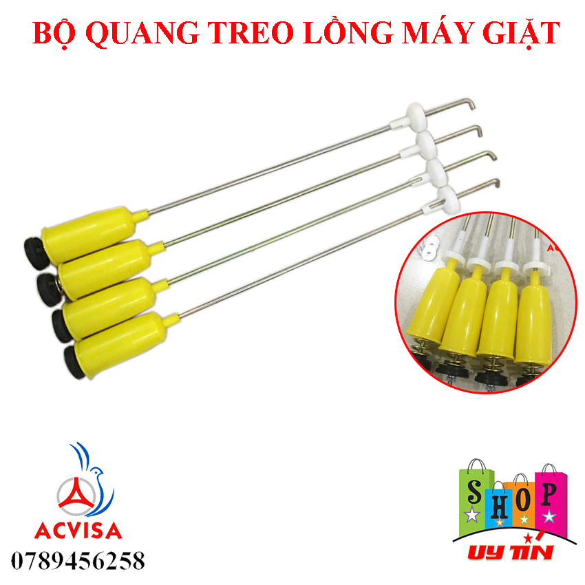 Bộ Quang Treo Lồng Máy Giặt Đa Năng ( Bộ = 4 Cái)
