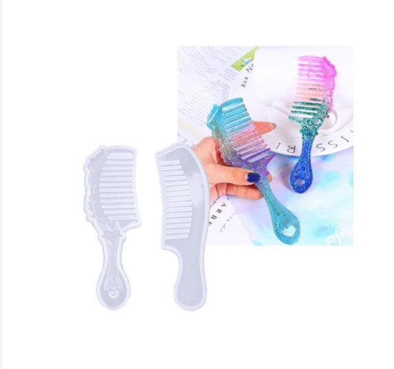 [HCM]Khuôn Silicone đổ resin hình lược chải tóc