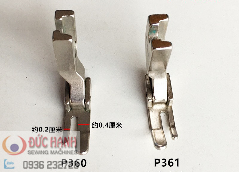 Chân vịt P360 - P361 máy may 1kim công nghiệp