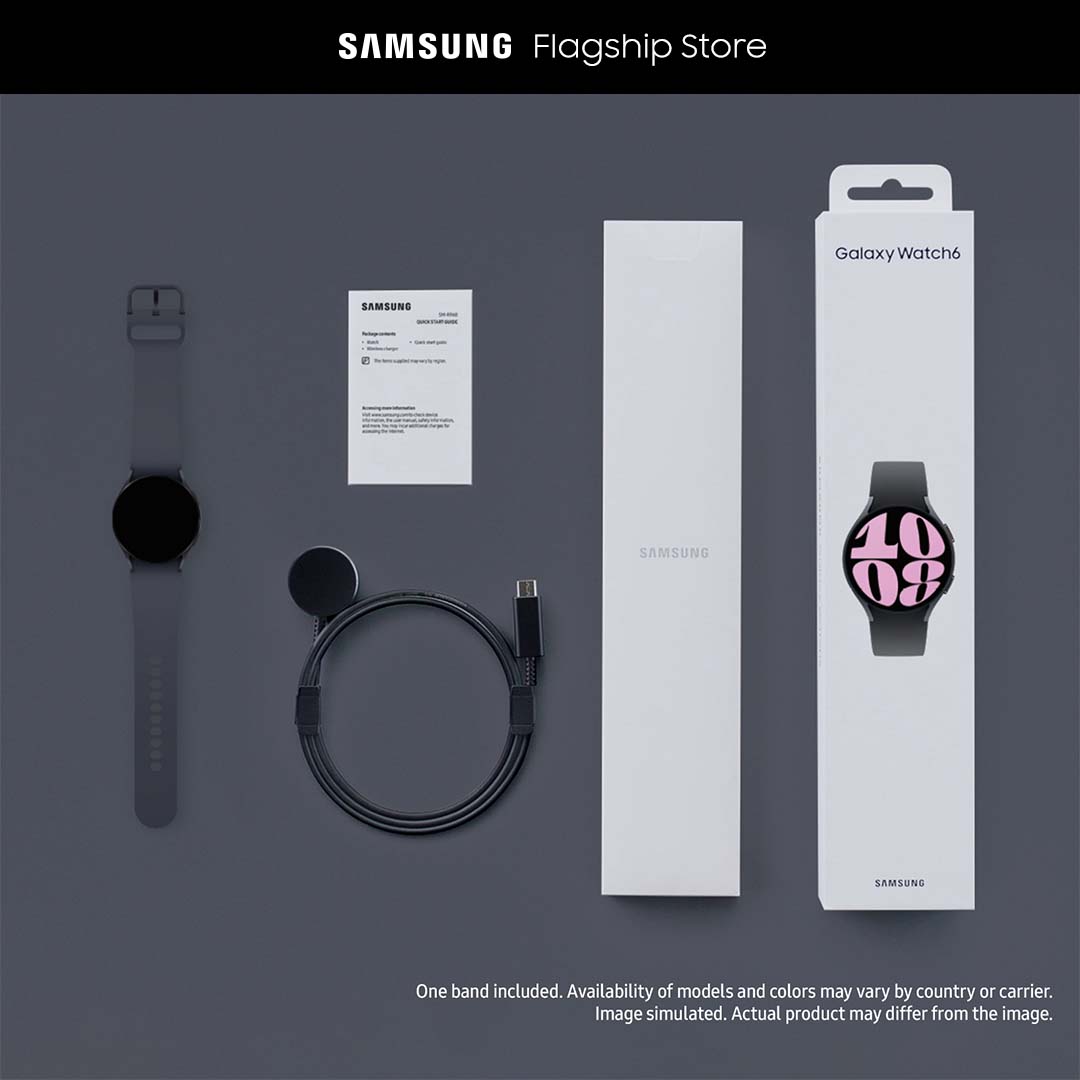 Đồng hồ Samsung Galaxy Watch 6 44mm, Đ.hồ thông minh theo dõi sức khỏe, màn hình 44mm
