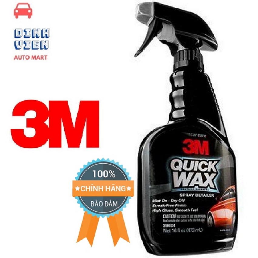 3M 39034 giúp dễ dàng khôi phục lại màu sắc sáng bóng như mới cho xe chỉ trong thời gian ngắn.