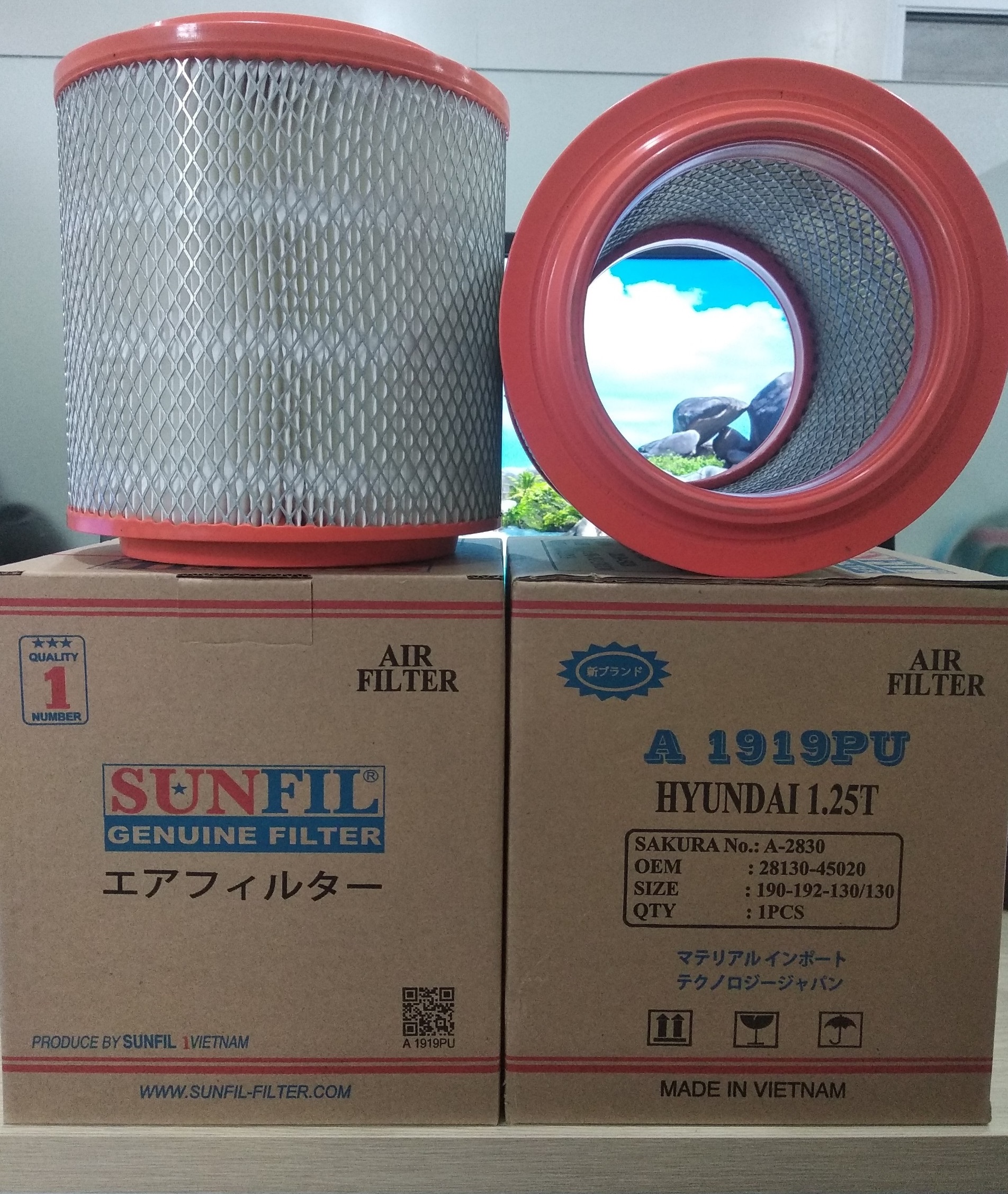 HCM - Lọc gió động cơ xe HYUNDAI 1T25