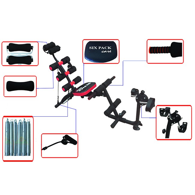 Máy tập Six Pack Care đạp chân