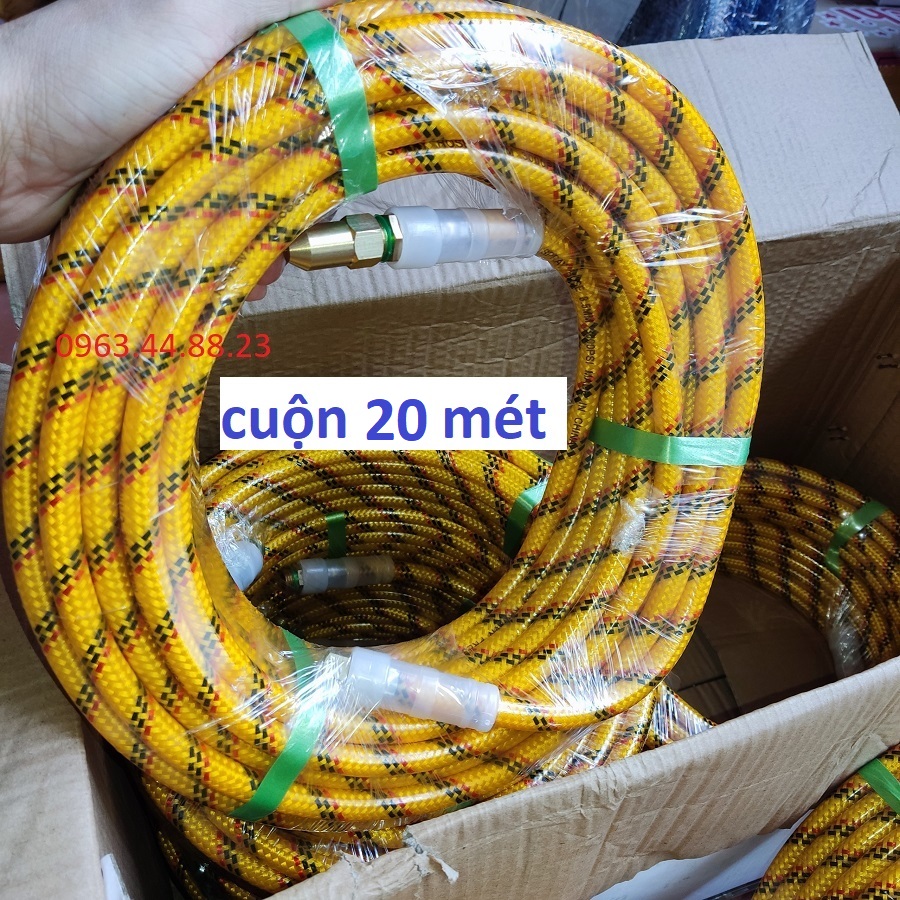 Dây xịt rửa xe áp lực gia đình 20m / ren 13mm | dây rửa xe mini | ống dây rửa xe | dây rửa xe cho máy rửa xe 20m | dây cao áp cho máy rửa xe | dây áp lực cho máy rửa xe | dây xịt rửa xe áp lực cao | dây rửa xe cao áp