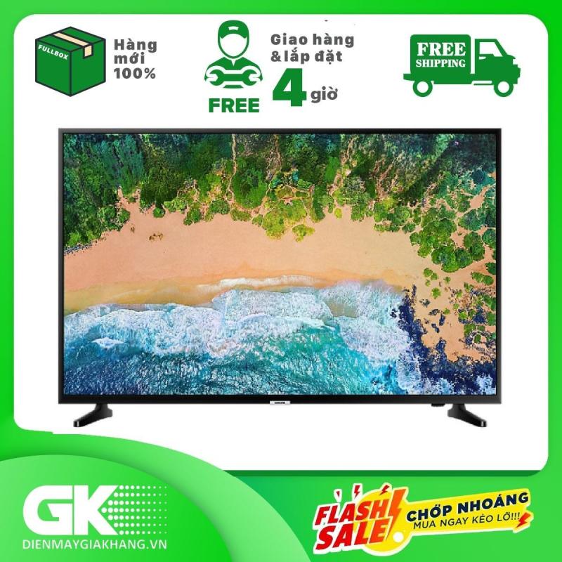 Smart Tivi Samsung 4K 55 inch UA55NU7090 - Công nghệ PurColor mang lại màu sắc san trọng, âm thanh Dolby Digital Plus trong trẻo - Bảo hành 2 năm - Giao hàng trong 4 giờ chính hãng