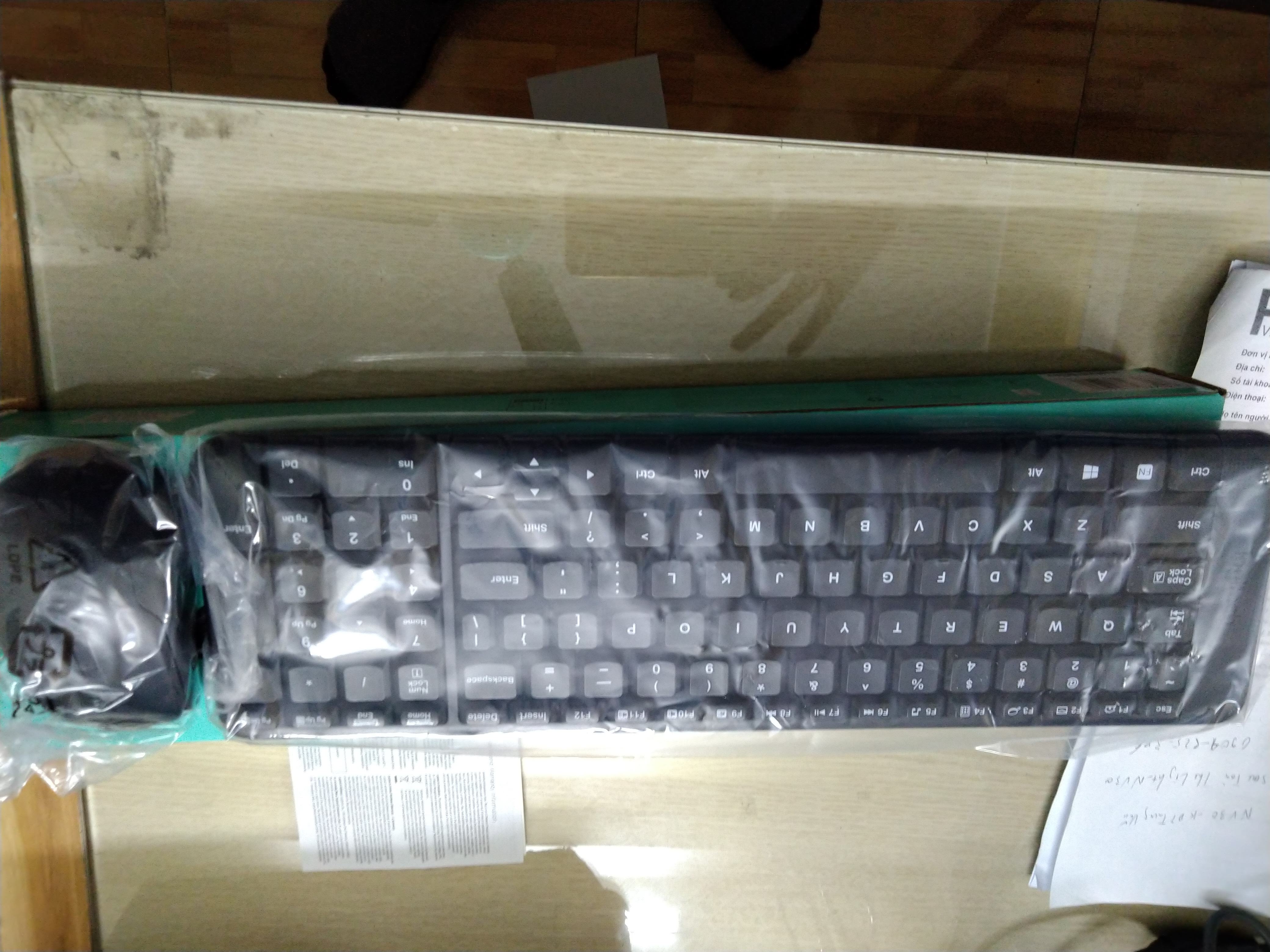 Bàn phím + chuột Logitech không dây MK220 chính hãng mới 100%