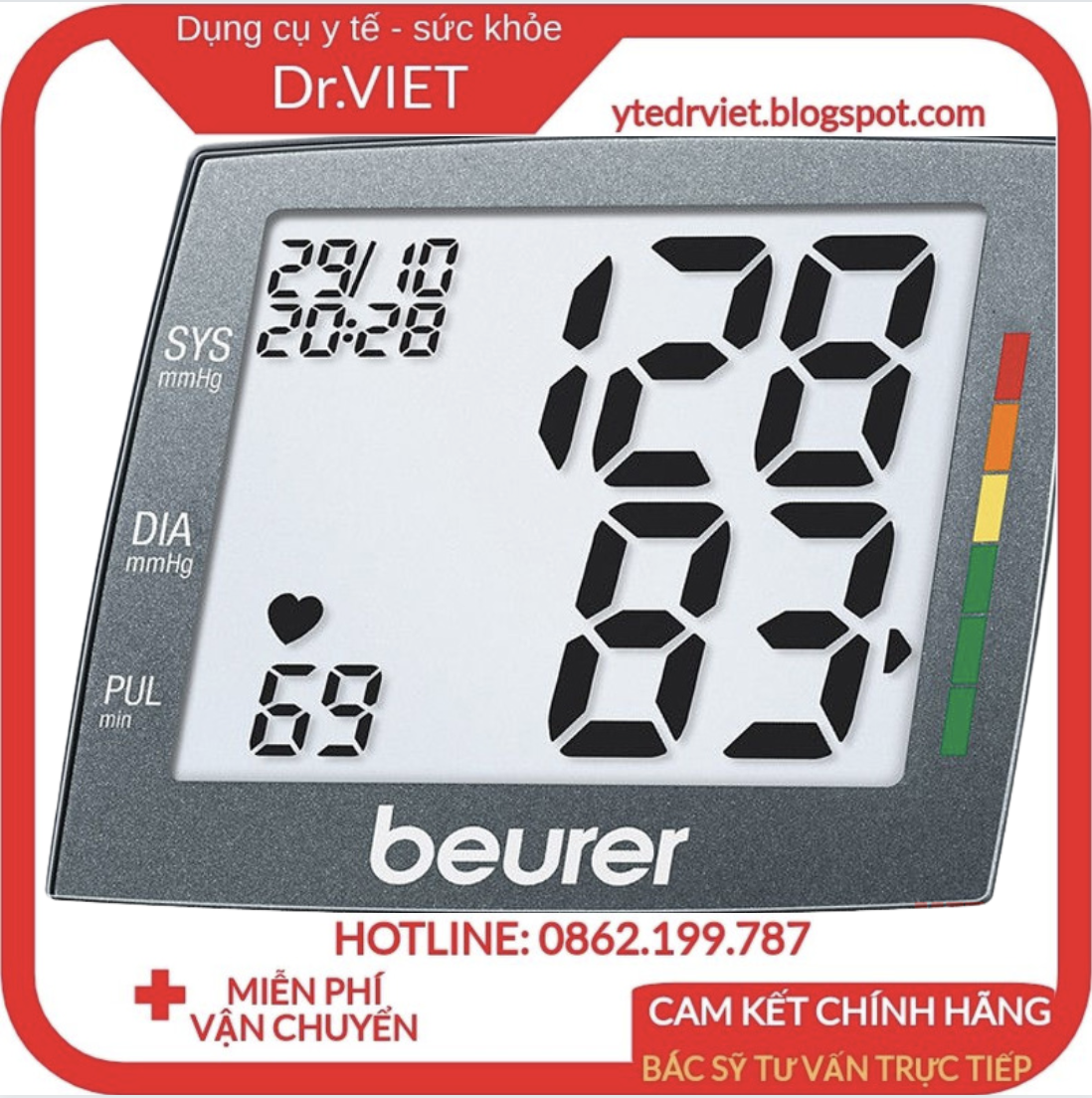Máy đo huyết áp cổ tay điện tử BEURER BC30 Chính hãng- Nhập khẩu Đức, chính xác cao, thiết kế gọn nhẹ dễ dàng thao tác, cảnh báo nhịp tim, thiết kế gọn nhẹ, sử dụng pin, bảo hành 36 tháng ,  đảm bảo tiêu chuẩn WHO