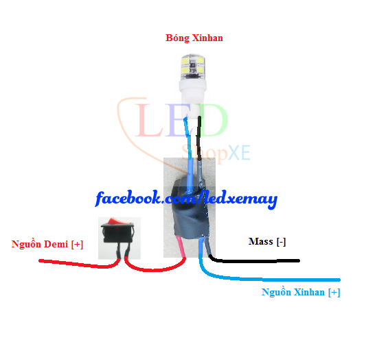 Mạch Demi-Xinhan 2 in 1 Chớp sole V2