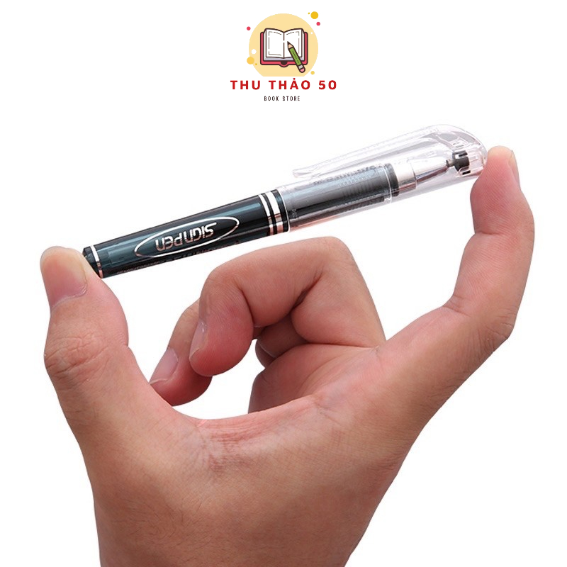 Bút gel lùn m&g gp0097 xanh đỏ đen.