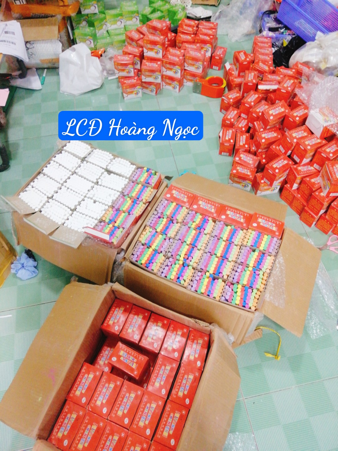 Phấn lục giác trắng - hộp 48 viên